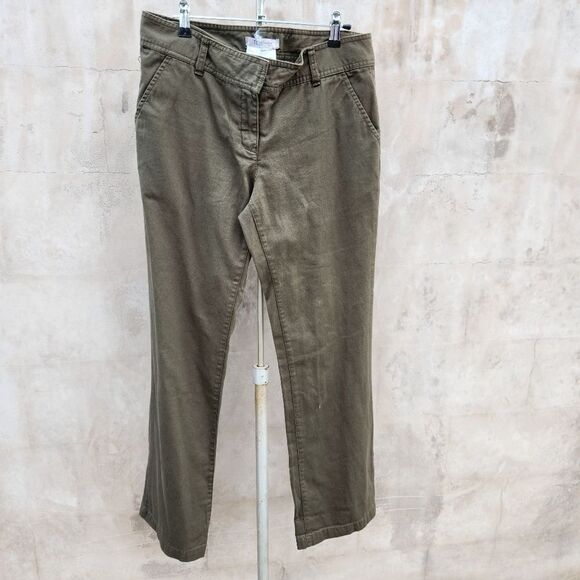 Max azria 100% cotton olive trousers - Picture 1 of 6